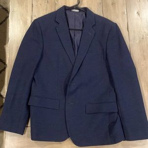 Navy cotton blazer 40S
